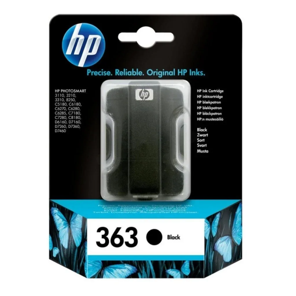 HP 363 Blækpatron sort, 410 sider fra HP – produktbillede