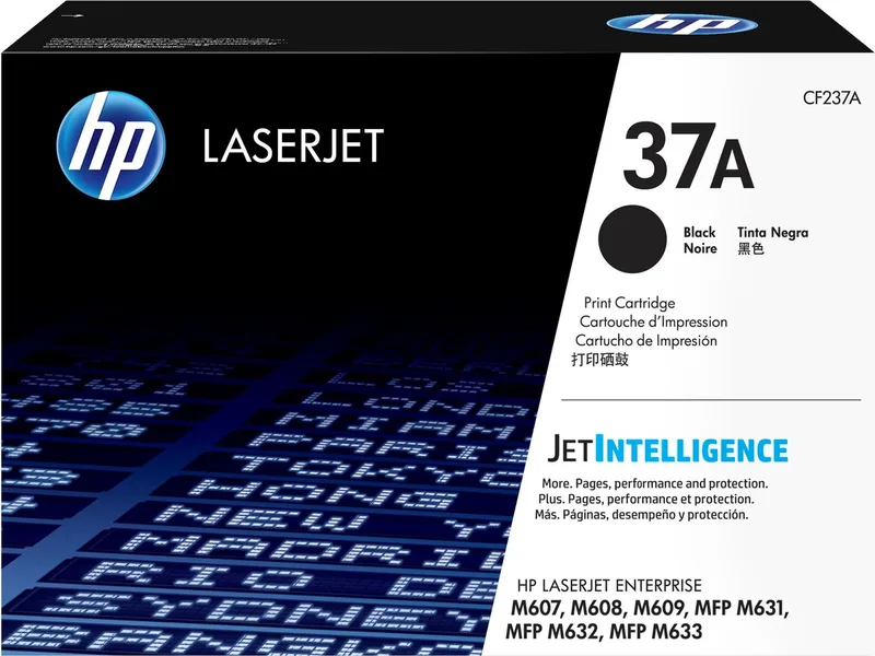 HP 37A - Tonercartridge - Origineel - Standaard Capaciteit by HP in Black – product photo