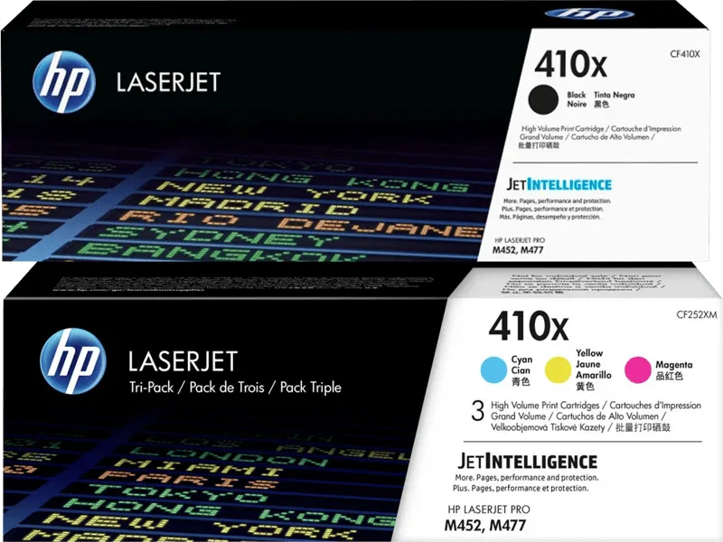 HP 410X Toners Combo Pack (Hoge Capaciteit) de HP – photo produit