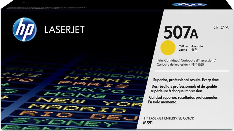 HP 507A - Tonercartridge by HP in Yellow – product photo
