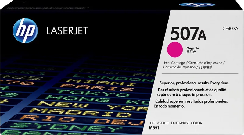HP 507A - Tonercartridge von HP in Magenta – Produktfoto