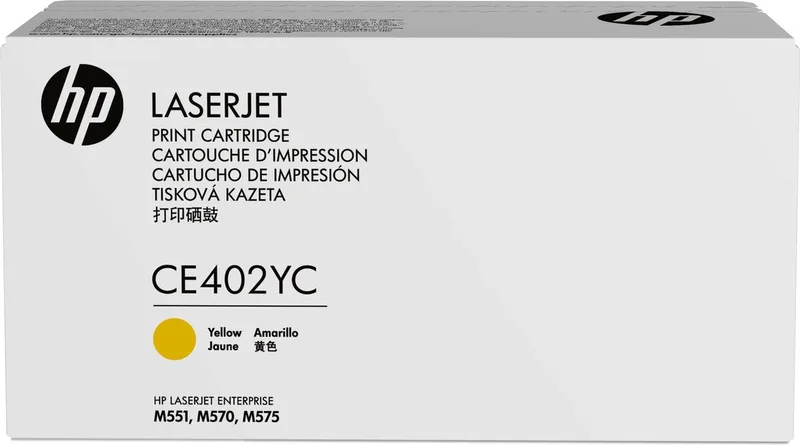 HP 507Y Yellow Opt Contr LJ Toner Crtg Origineel 1 stuk(s) von HP in Gelb – Produktfoto