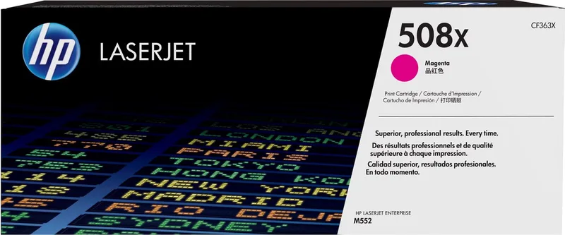 HP 508X - Tonercartridge / Hoge Capaciteit von HP in Magenta – Produktfoto