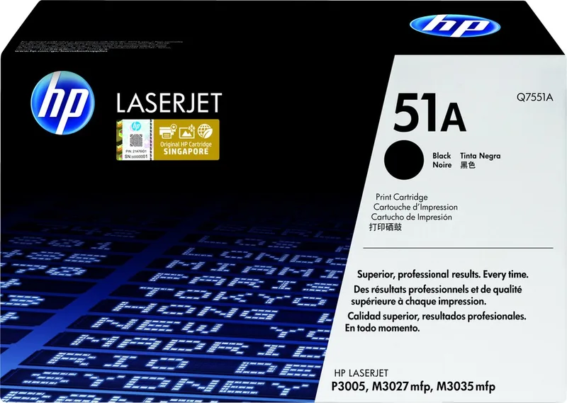 HP 51A -Tonercartridge by HP in Black – product photo
