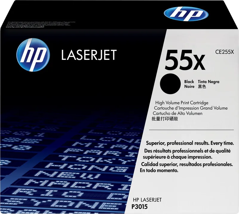 HP 55X - Tonercartridge / Hoge Capaciteit von HP in Schwarz – Produktfoto
