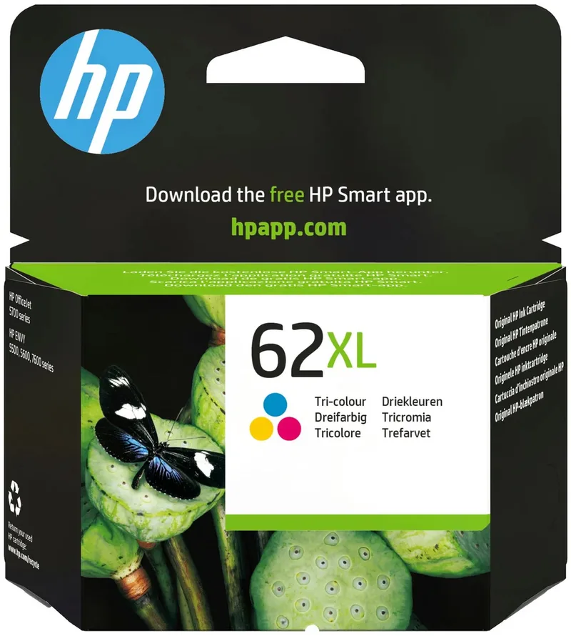 HP 62XL - Inktcartridge - Origineel by HP in Kleur – product photo