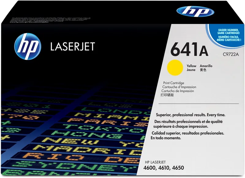 HP 641A - Tonercartridge de HP en Jaune – photo produit