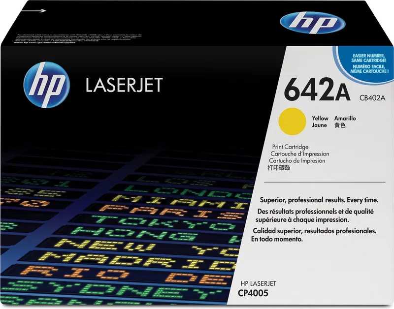 HP 642A - Tonercartridge by HP in Yellow – product photo