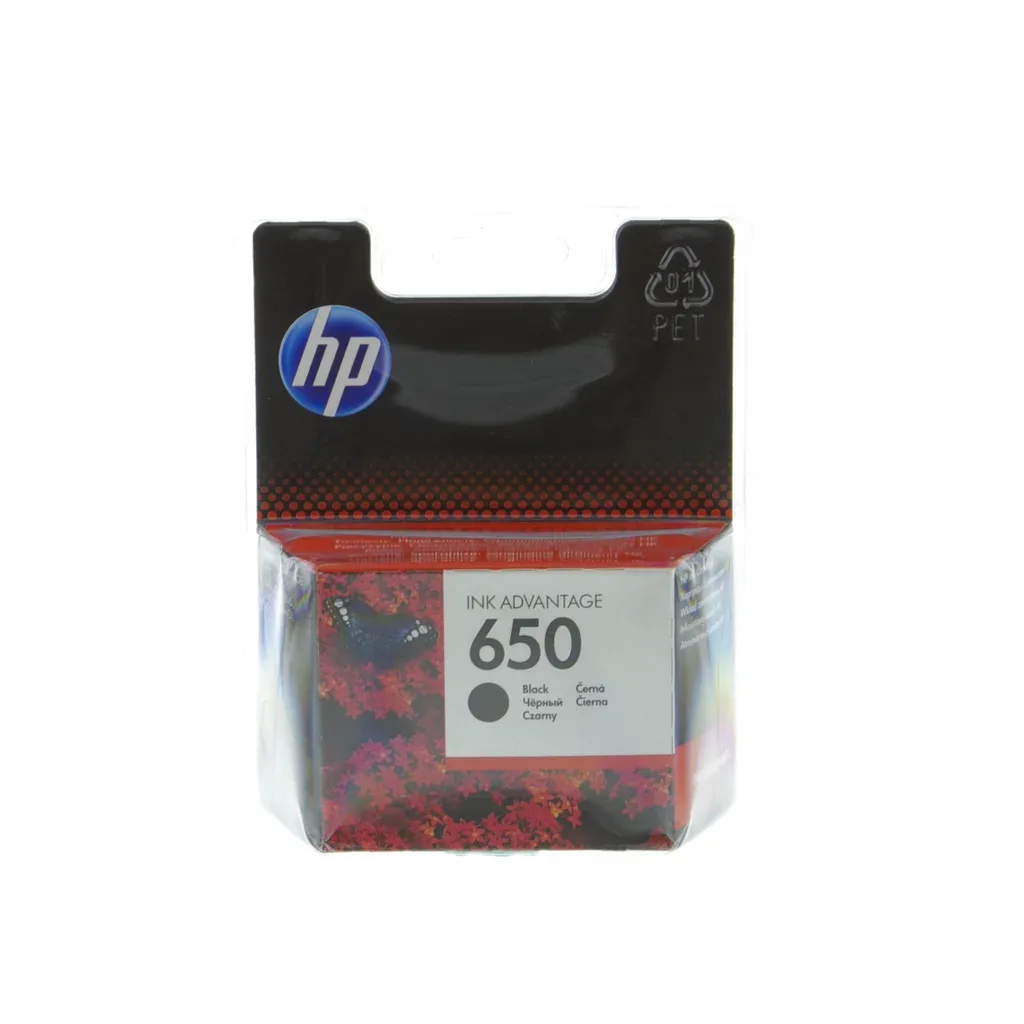 HP 650 Blækpatron sort fra HP – produktbillede