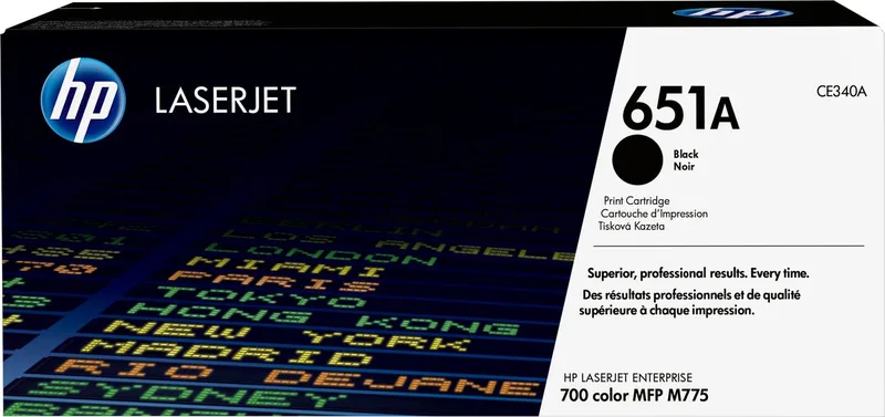 HP 651A originele toner cartridge standard capacity 13.500 paginas 1-pack de HP en Noir – photo produit