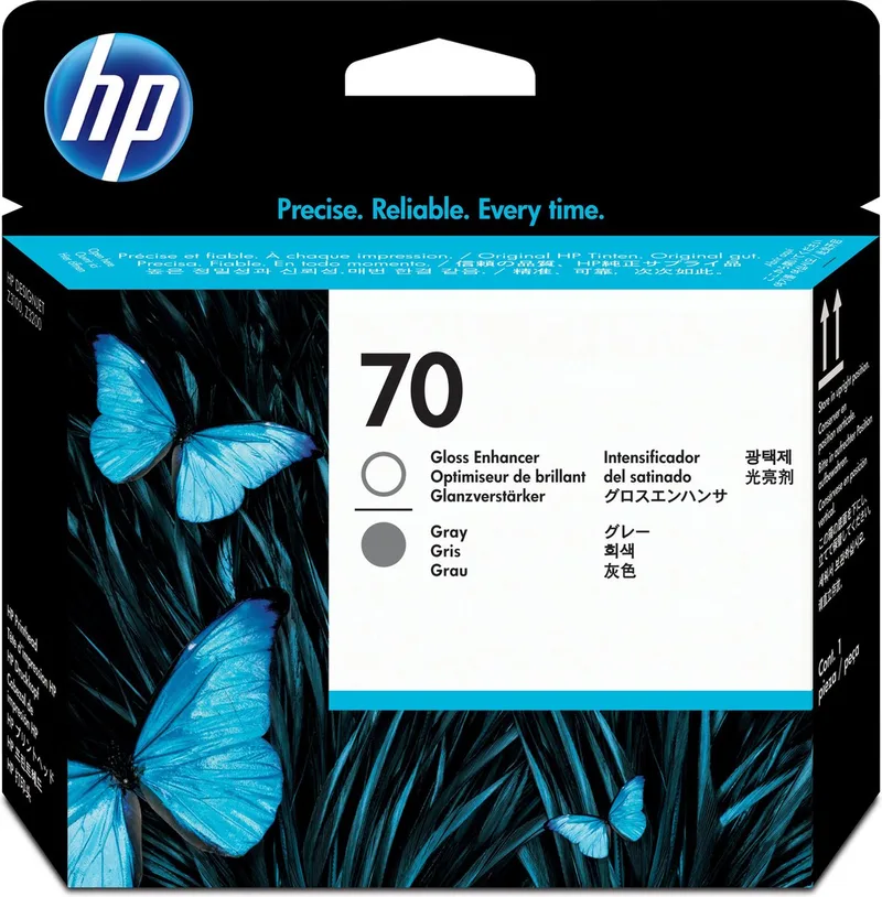 HP 70 - Inktcartridge / Gloss Enhancer (C9410A) van HP in Grijs – productfoto