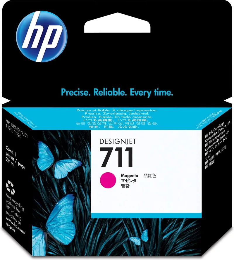 HP 711 - Inktcartridge by HP in Magenta – product photo