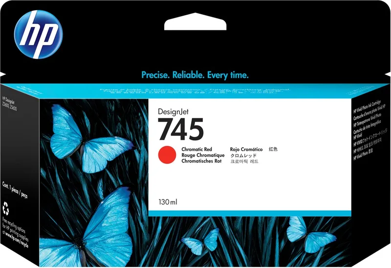 HP 745 - Inktcartridge / Chromatic (F9K00A) från HP i Röd – produktbild