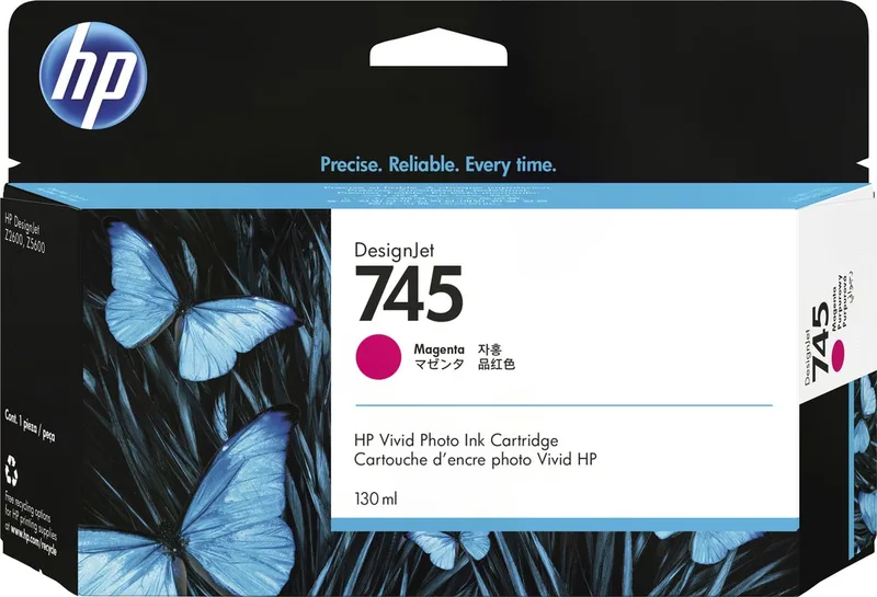 HP 745 - Inktcartridge / (F9J95A) från HP i Magenta – produktbild