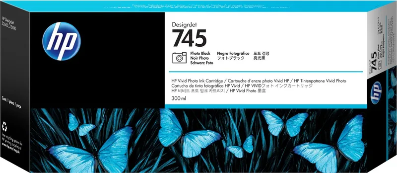 HP 745 - Inktcartridge / (F9K04A) by HP in Fotozwart – product photo