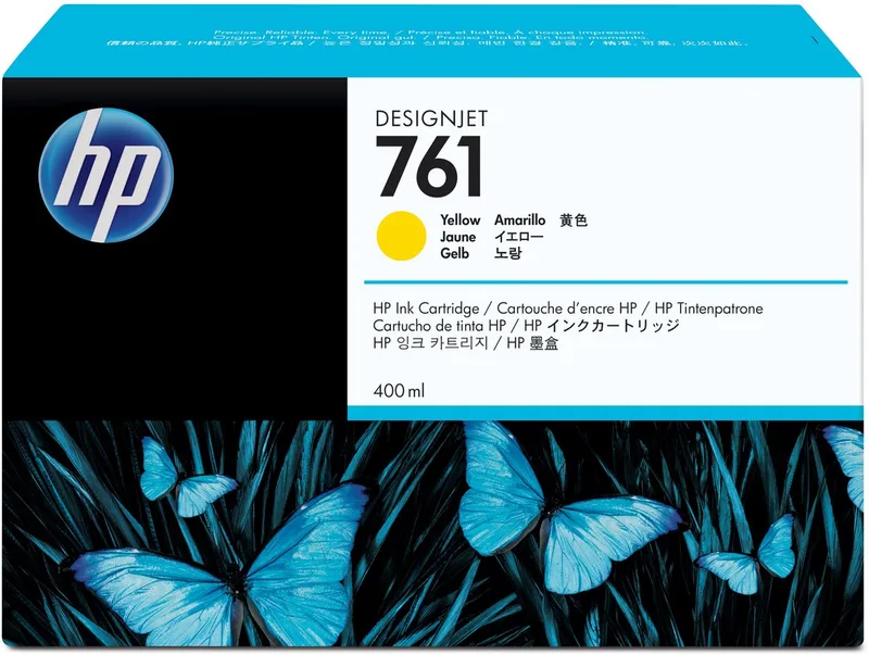 HP 761 - Inktcartridge / (CM992A) de HP en Jaune – photo produit
