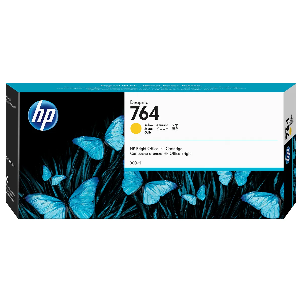 HP 764 300-ml Yellow DesignJet Ink Cartridge print head von HP – Produktfoto