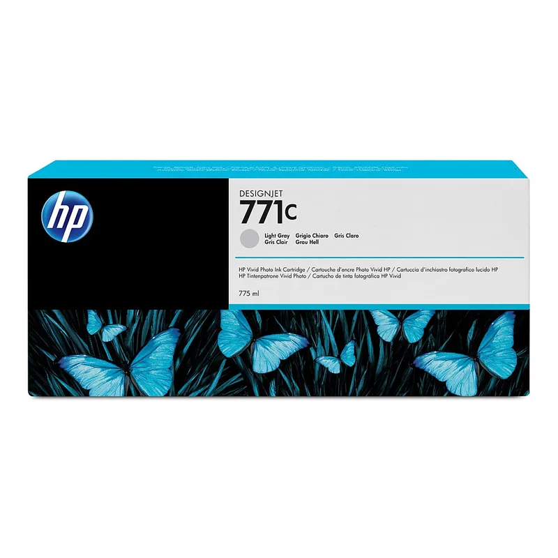 HP 771C 775-ml Light Gray DesignJet Ink Cartridge print head von HP – Produktfoto