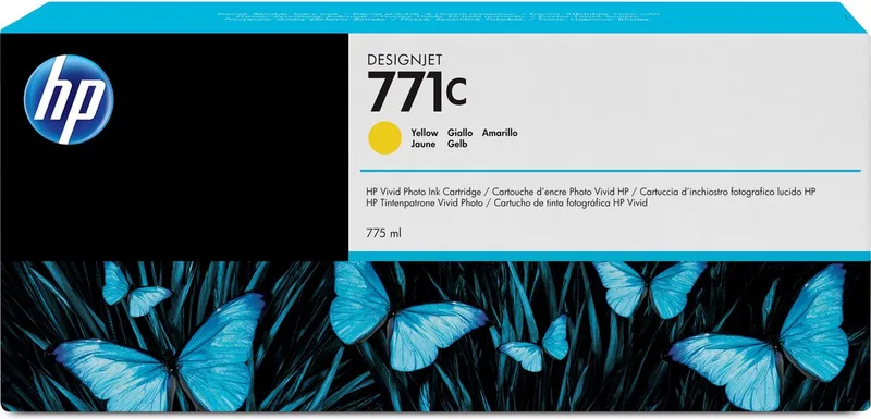 HP 771C - Inktcartridge / 775 ml (B6Y10A) by HP in Yellow – product photo
