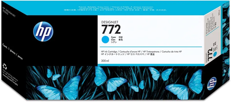 HP 772 - Inktcartridge / (CN636A) by HP in Cyaan – product photo