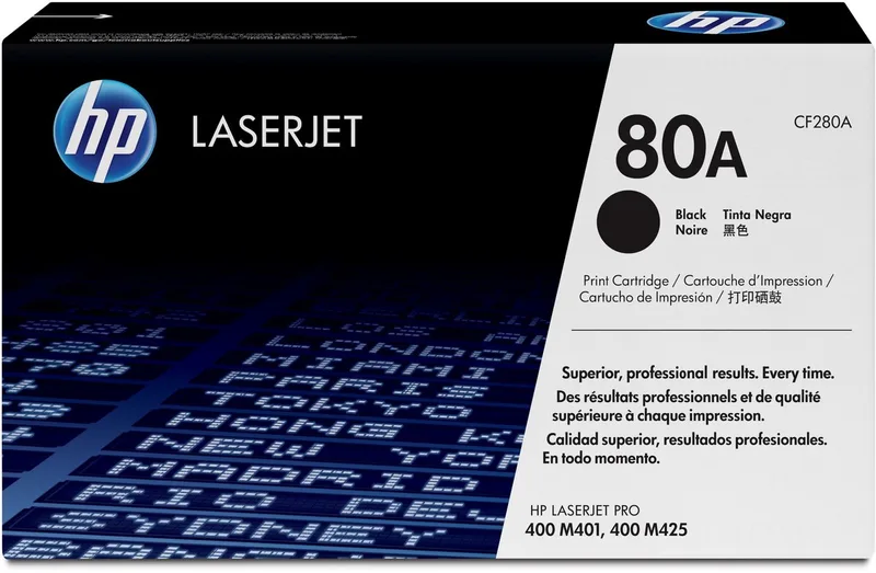 HP 80A - Tonercartridge - Origineel - Standaard Capaciteit by HP in Black – product photo