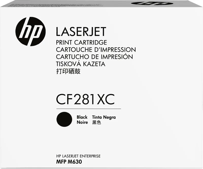 HP 81X CF281X Toner Cartridge Origineel High Capacity 25000 pagina's de HP en Noir – photo produit