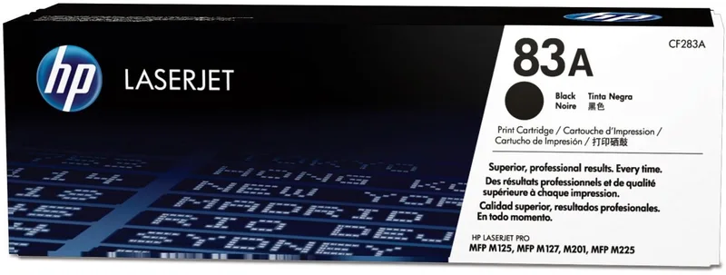 Toner schwarz 83A (CF283A) von HP in Zwart – HP 83A – Produktfoto
