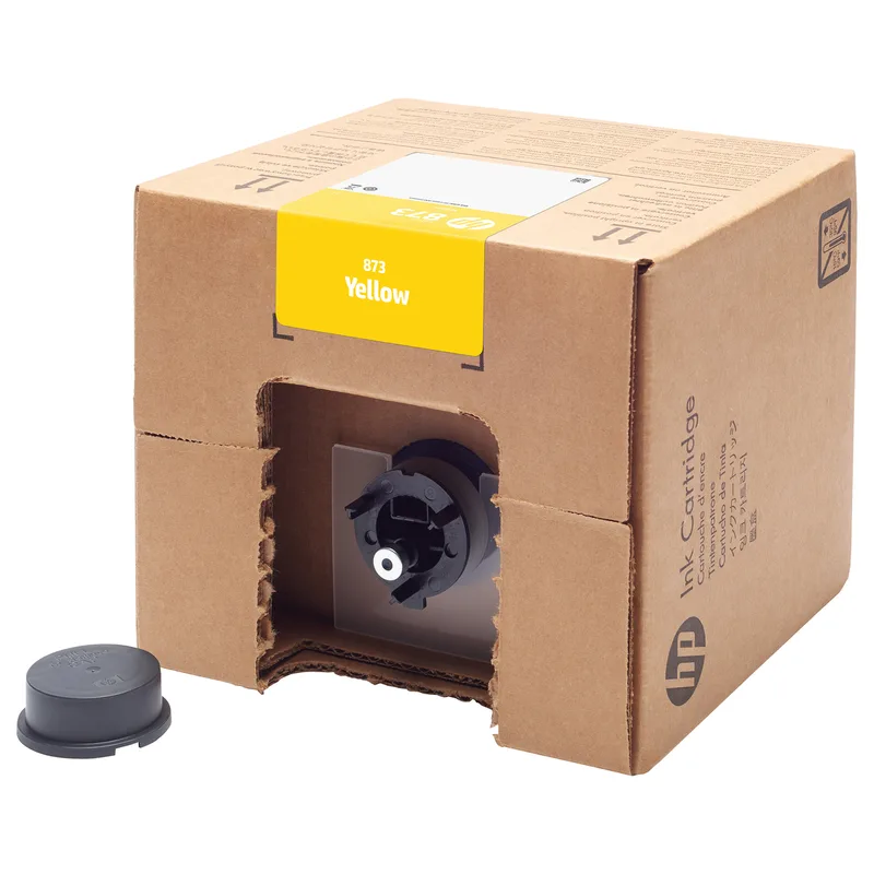HP 873 3-liter Yellow Latex Ink Cartridge print head von HP – Produktfoto