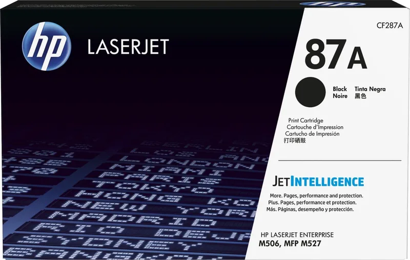 HP 87A - TonerCartridge - Origineel - Standaard Capaciteit by HP in Black – product photo