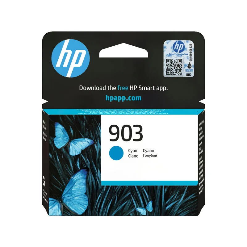 HP 903 cyaan originele inktcartridge van HP – productfoto