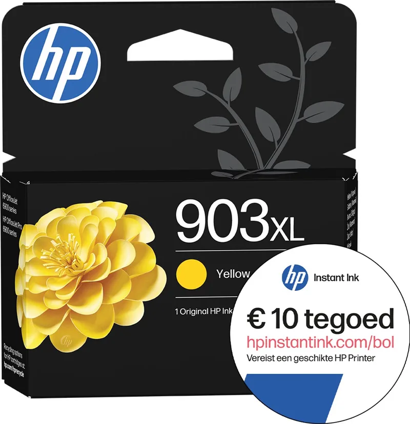 HP 903XL - Inktcartridge - Origineel - Instant Ink tegoed de HP en Jaune – photo produit