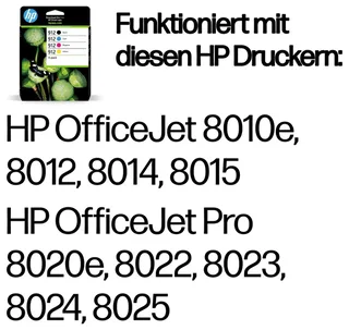 HP 912 - Inktcartridge - Origineel - Standaard capaciteit - Kleur en van HP in Zwart – productfoto 2 van 2