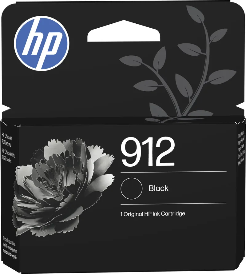 HP 912 - Inktcartridge - Origineel - Standaard capaciteit by HP in Black – product photo