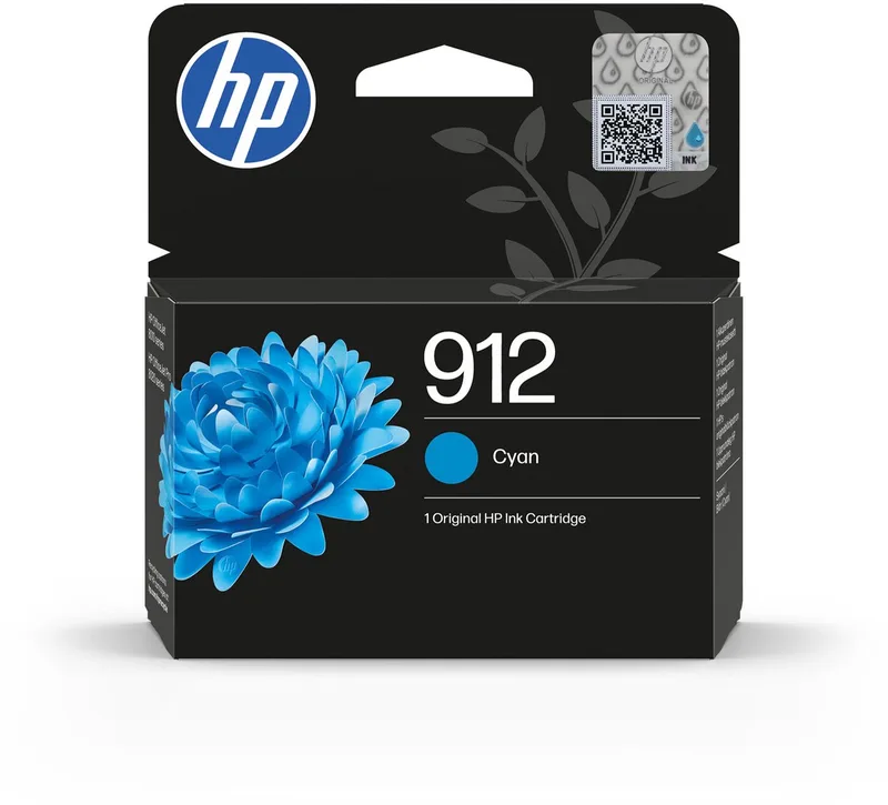 HP 912 originele inktcartridge by HP in Cyaan – product photo