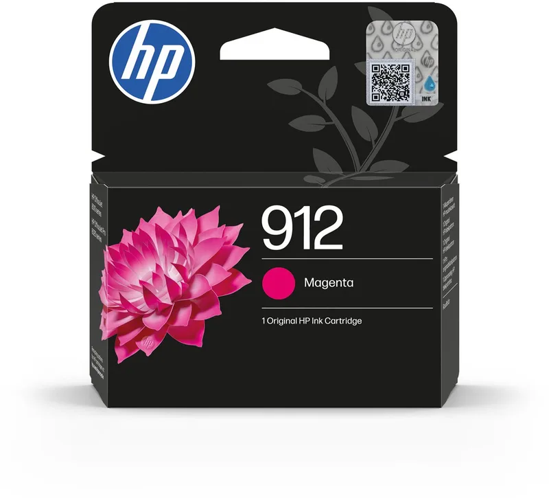 HP 912 originele inktcartridge de HP en Magenta – photo produit