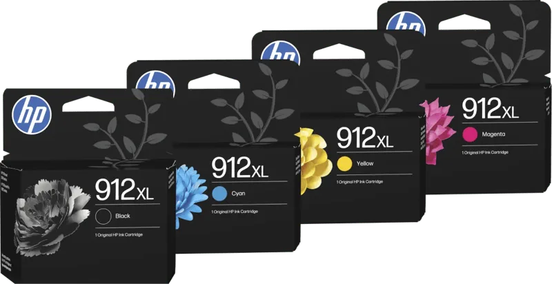 HP 912XL Cartridge Combo Pack fra HP – produktbillede