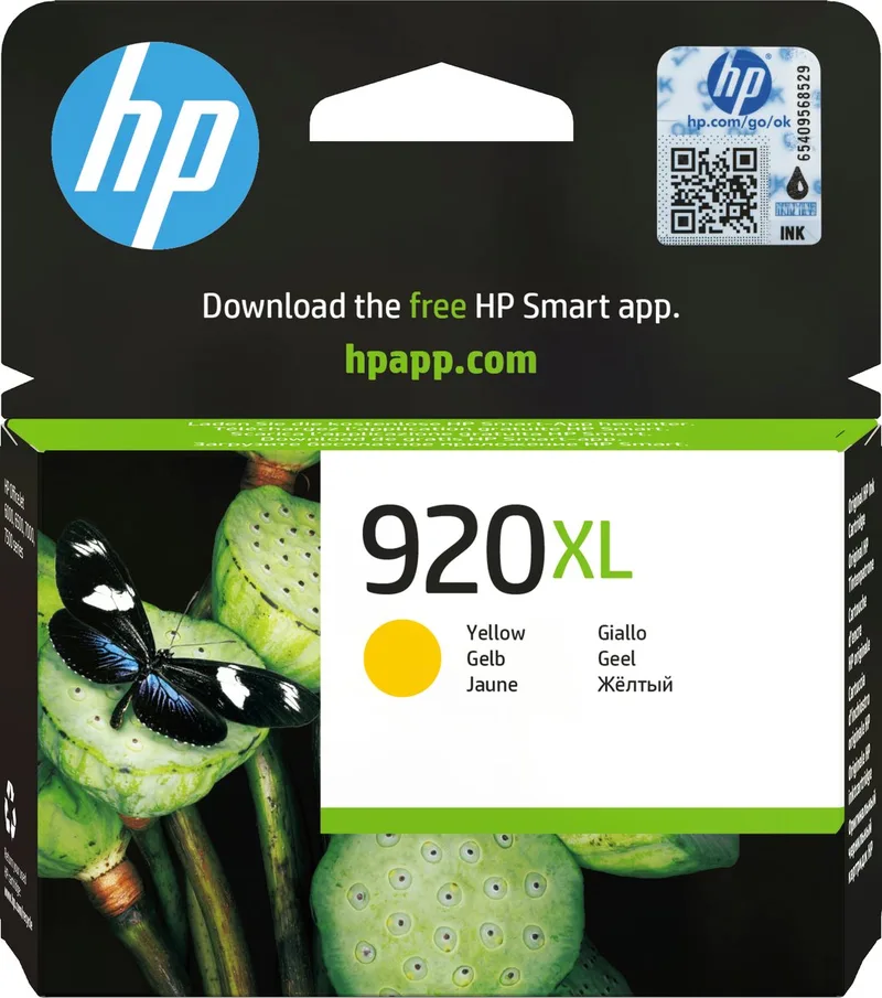 HP 920XL Inktcartridge de HP en Jaune – photo produit