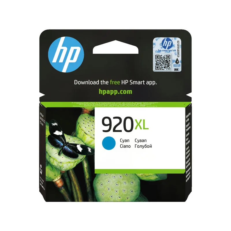 HP 920XL originele hoge capaciteit cyaan inktcartridge by HP – product photo