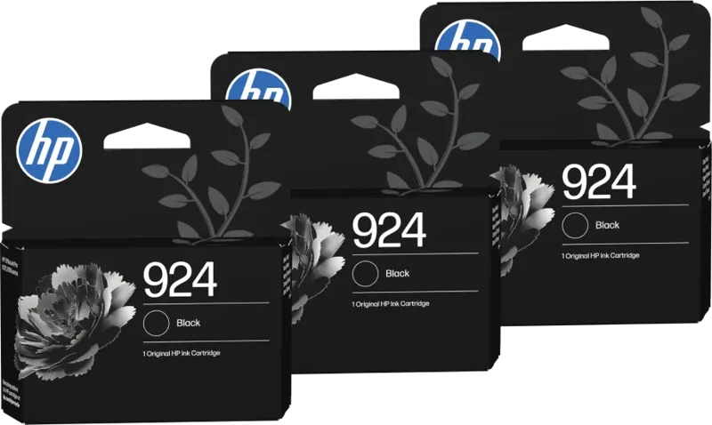HP 924 Cartridge Zwart Triple Pack by HP – product photo
