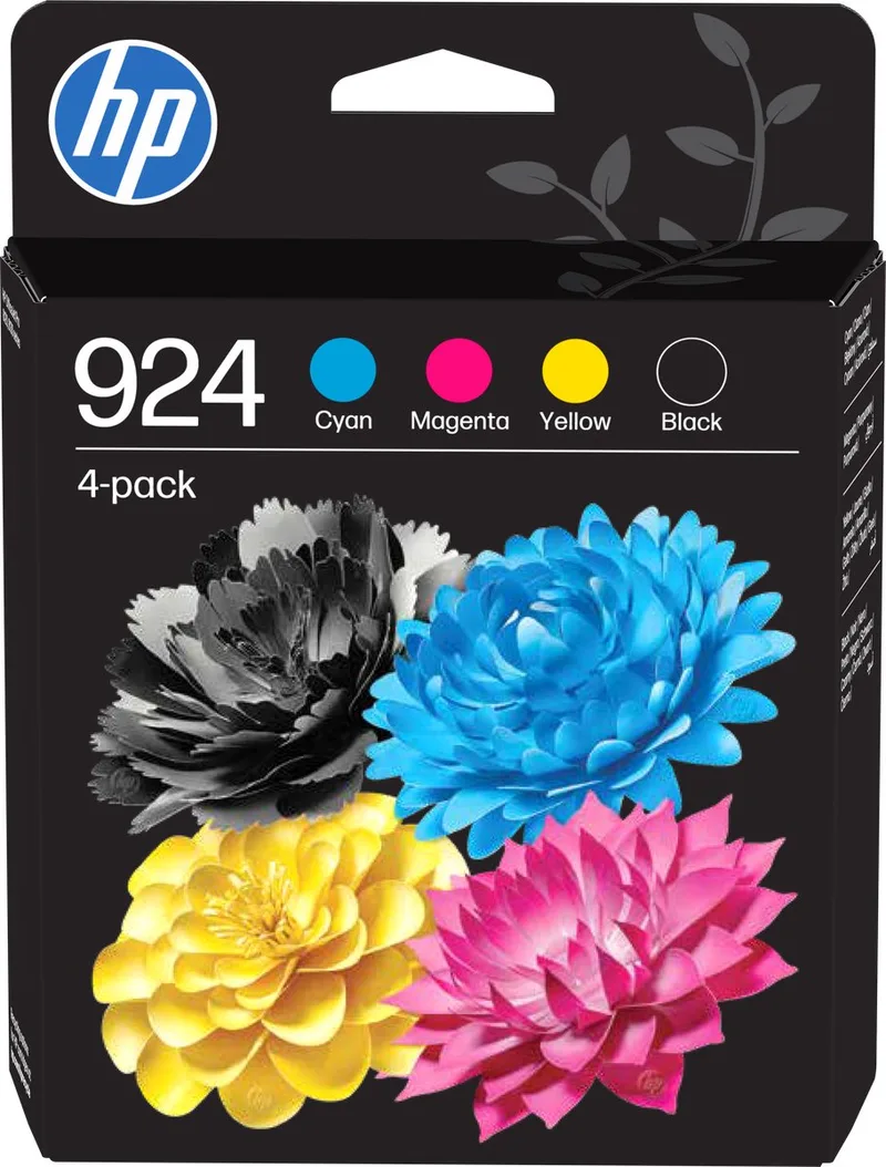 HP 924 - Inktcartridge - Cyaan, Magenta & Geel von HP in Schwarz – Produktfoto