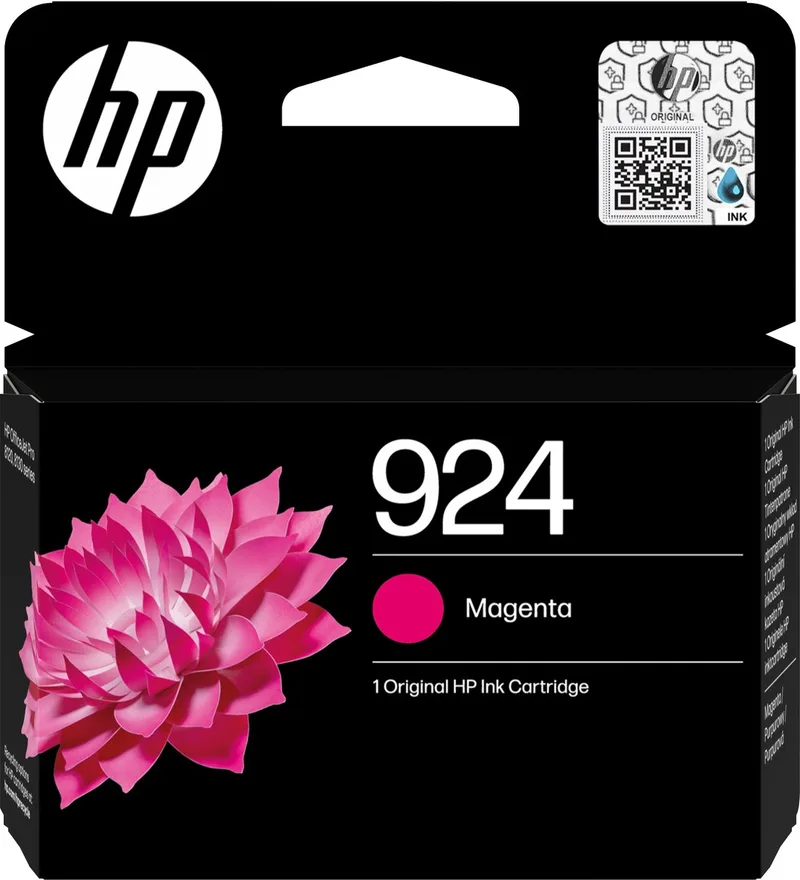 HP 924 - Inktcartridge - Origineel - Standaard formaat by HP in Magenta – product photo