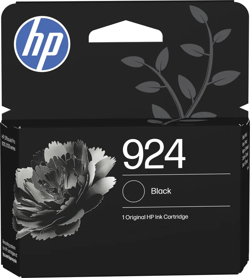 HP 924 - Inktcartridge - Origineel - Standaard Rendement de HP en Noir – photo produit