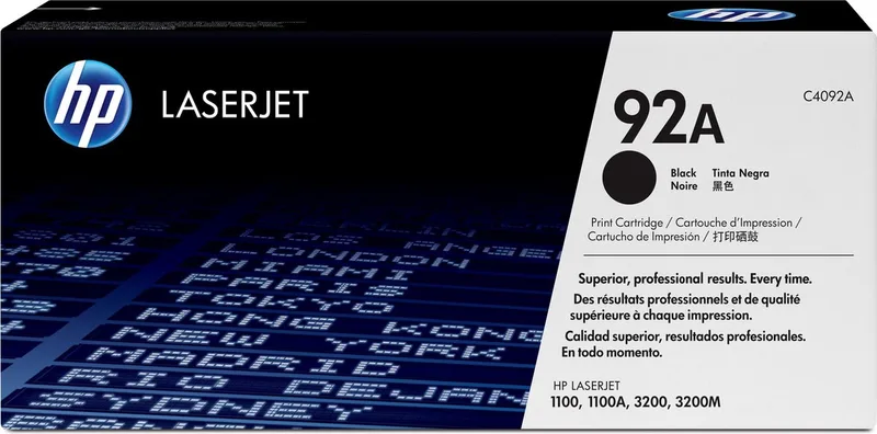 HP 92A - Tonercartridge by HP in Black – product photo
