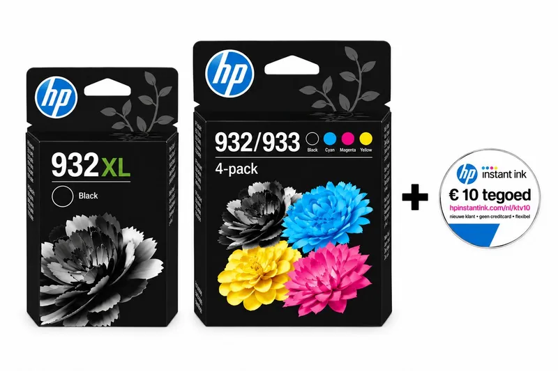 HP 932 + 963XL - Inktcartridge - Kleur von HP in Schwarz – Produktfoto
