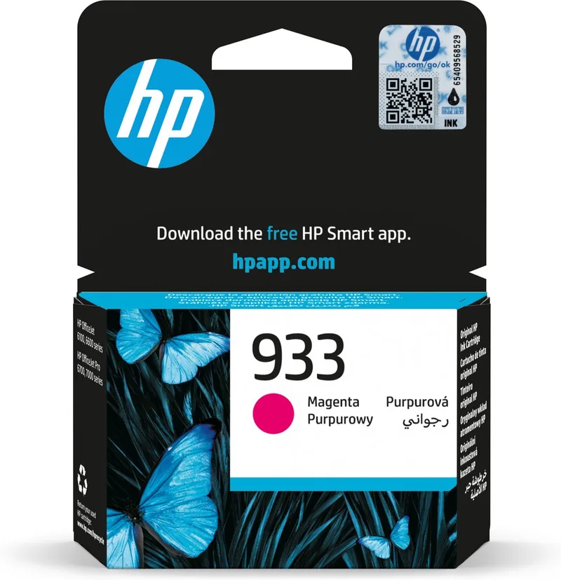 HP 933 originele inktcartridge von HP in Magenta – Produktfoto