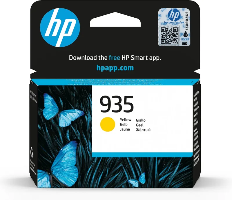 HP 935 - Inktcartridge - Origineel - Standaard capaciteit de HP en Jaune – photo produit