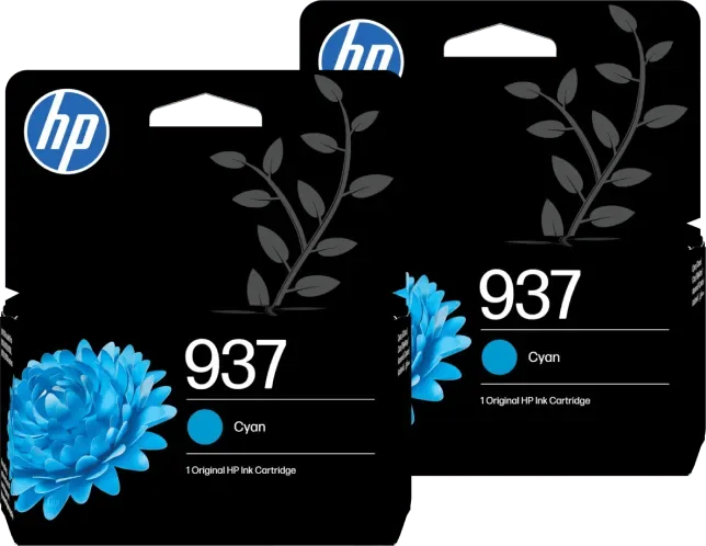 HP 937 Cartridge Cyaan (2 stuks) fra HP – produktbillede