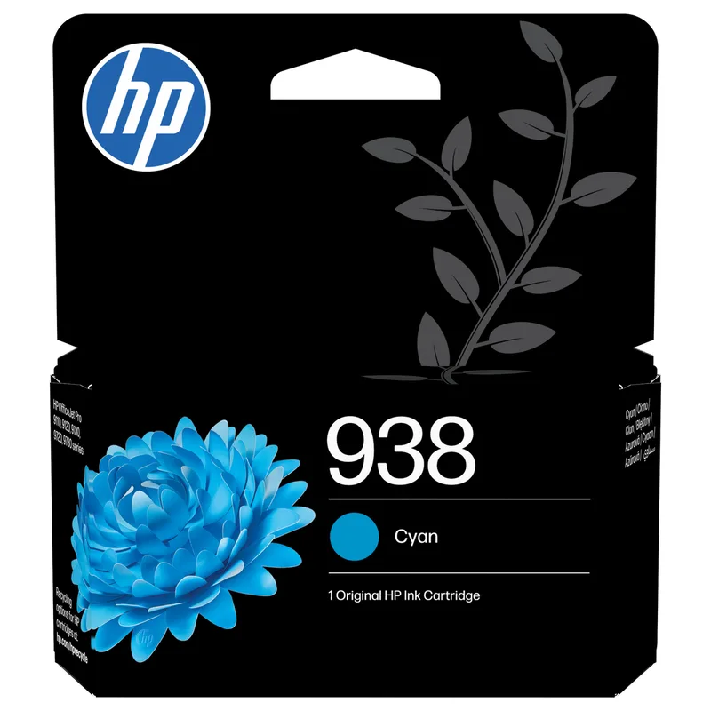 HP 938 EvoMore Black Original Ink Cartridge Schwarz 2500Seiten von HP – Produktfoto
