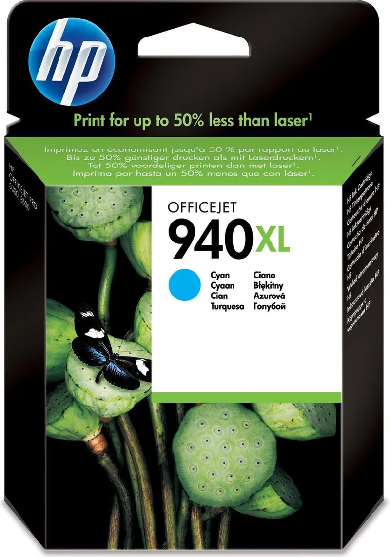 HP 940XL Inktcartridge by HP in Cyan – product photo