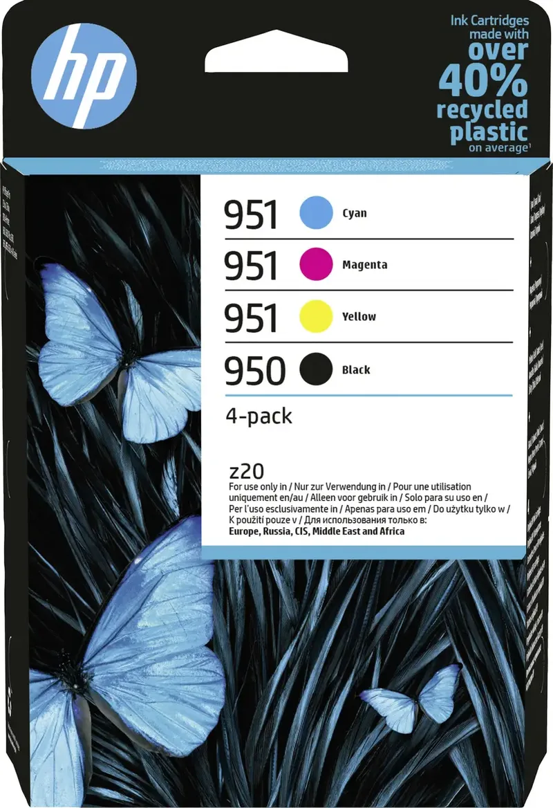 HP 950/951 Druckerpatrone 4er-Pack Original Color 6ZC65AE Tinte by HP – product photo